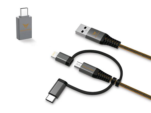 Kabel USB 3w1